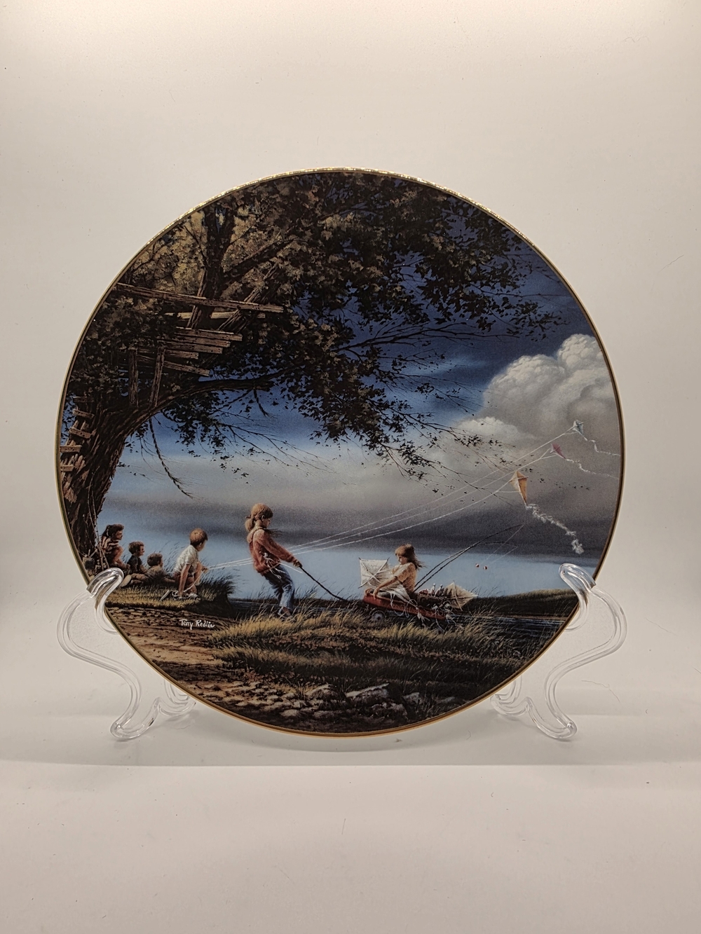 1995 limited edition "Spring Fever" collector plate By Terry Redlin.